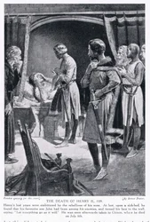 La morte di Enrico II AD1189, anni 1920