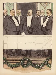 Illustrazione per Berliner Balle von Rideamus (litografia a colori)