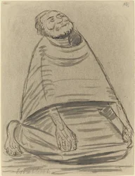 Uomo in ginocchio, 1916