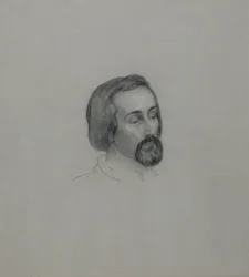 Ritratto del poeta Heinrich Heine 1797-1856