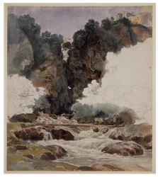 La grotta di Nettuno presso Tivoli