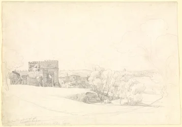 Via Appia Antica con la Tomba di Cecilia Metella