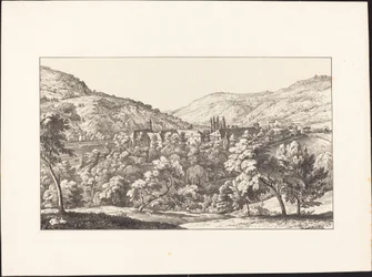 Veduta del Convento di Neuberg dalla vetta