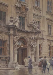 Il portale del Palazzo Kinsky
