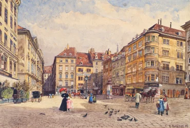 La piazza degli ebrei a Vienna