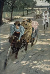 E. Heilemann, ciclista in tandem