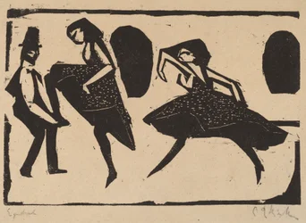Danza acrobatica, 1911