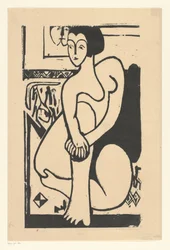 Nudo seduto