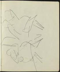 Ballerini e artisti (pagina da un taccuino)