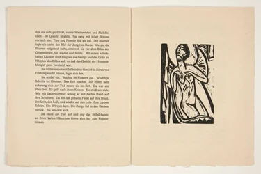 Das Stiftsfräulein und der Tod (La canonica e la morte). Illustrazioni per un romanzo di Alfred Döblin