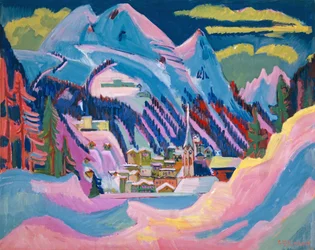 Davos in inverno, 1923