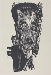 Dott. Ludwig Binswanger (studio della testa del dott. Ludwig Binswanger)