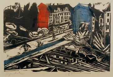 E.L. Kirchner, Ponte di collegamento della ferrovia di Wannsee