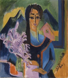 Maryli (Giovane donna con mazzo di garofani)