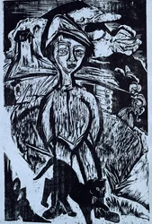 Ragazzo di montagna nella tempesta, 1921