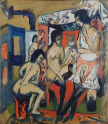 Nudi in studio, 1912