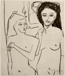 Senza titolo (Due ragazze nude)
