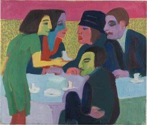 Scena in un caffè