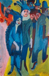 Scena di strada, 1913