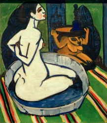Nudo femminile nella vasca