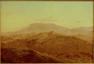 Vista da Olevano su Paliano