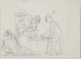 Studio per "Il letterato e la ragazza"