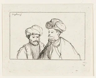 Ritratto di due uomini con turbante