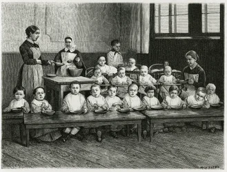 Il pasto dei bambini all