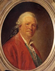 Ritratto di Christoph Willibald von Gluck (1714-1787) compositore tedesco. Dipinto di Etienne Aubry (1745-1781) XVIII secolo