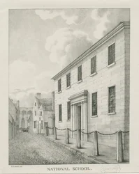 Tamworth - Scuola nazionale: litografia, s.d. [1796-1865]