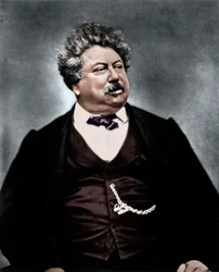 Alexandre Dumas padre, romanziere e drammaturgo francese, ca. 1850-1870