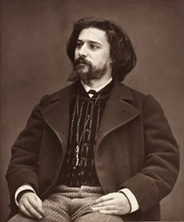Alphonse Daudet, romanziere francese, 1849-1897, c. 1876