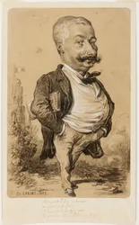 Caricatura di un uomo