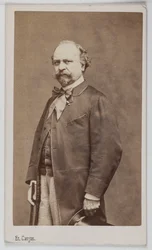 Ritratto di Giuseppe Palizzi (1813-1887), pittore italiano.