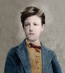 Ritratto di Arthur Rimbaud (1859-1891), basato sulla foto di Carjat