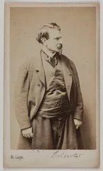 Ritratto di François Delsarte, 1870-90 circa (stampa all