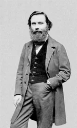Ritratto dello scrittore e giornalista francese Eugène Garcin (1830-1909).
