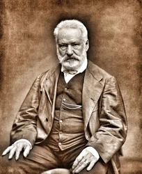 Ritratto di Victor Hugo dopo Etienne Carjat - Immagine digitalmente pulita