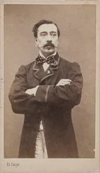 Ritratto del pittore Alfred Stevens 1828-1906, c. 1870