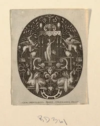Atena, da Grottesche su fondo nero, Divinità e Allegorie (Grottesche su fondo nero, Divinità e Allegorie)