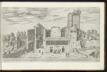 Rovine sul Quirinale a Roma