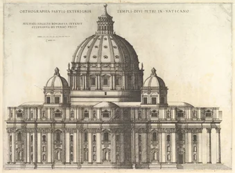 Speculum Romanae Magnificentiae: Elevazione che mostra l