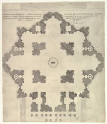 Speculum Romanae Magnificentiae: Pianta di San Pietro, 1569