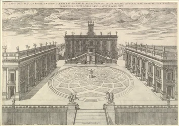Speculum Romanae Magnificentiae: Vista del Campidoglio Romano