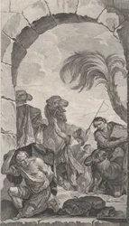 La Cappella degli Enfants-Trouvés a Parigi: La Suite dei re magi: cammellieri e portatori...
