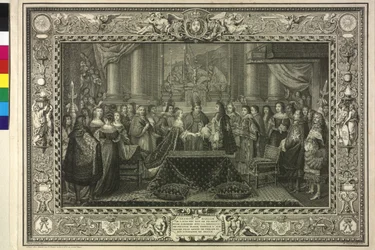 Matrimonio del re Luigi XIV con Maria Teresa d