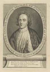 Ritratto del poeta Jean-Baptiste de Santeul 1630-1697, circa 1700