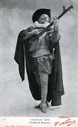 Constant Poppy alias Coquelin aîné fotografato nel costume di Cyrano de Bergerac (foto)