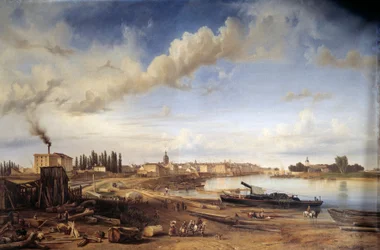 La città di Chalons sur Saone (Chalons-sur-Saone)