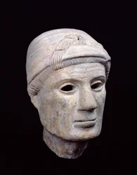 Testa di una vecchia donna, da Cerveteri
